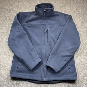 Duluth Trading Shoreman Fleece Windproof Jacket Mens M Blue Water Resistant